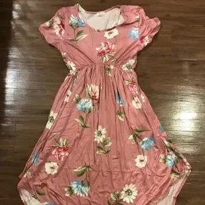 riah fashion | Dresses | New Muave Floral Dress Size S | Poshmark